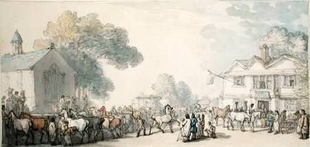 Horse Fair, Southampton  & von Thomas Rowlandson