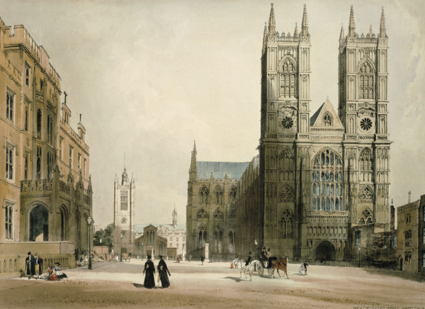 London, Westminster Abbey von Thomas Shotter Boys