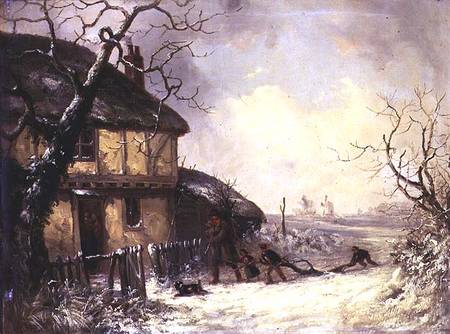 Carrying Home the Firewood von Thomas Smythe