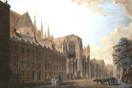 Old Palace Yard, Westminster von Thomas Snr. Malton