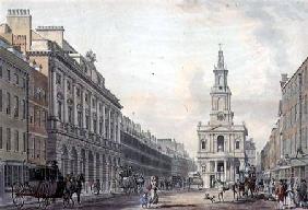 The Strand with Somerset House and St. Mary's Church
