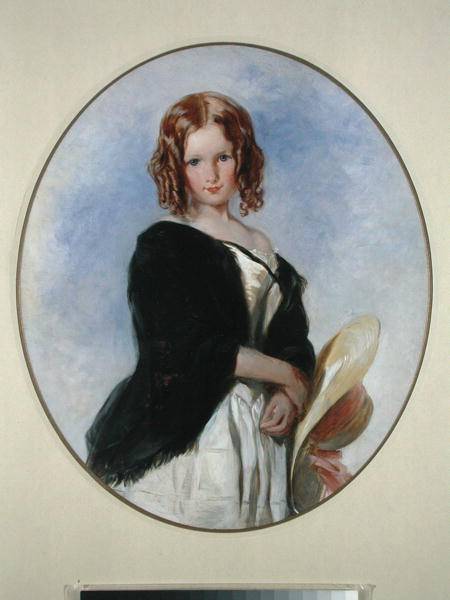 A Portrait Study of a Young Lady von Thomas Uwins