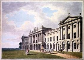 View of Heveningham Hall in Suffolk, the Seat of Sir Gerrard Vanneck Bart  &