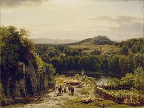 Landscape in the Harz Mountains 1854