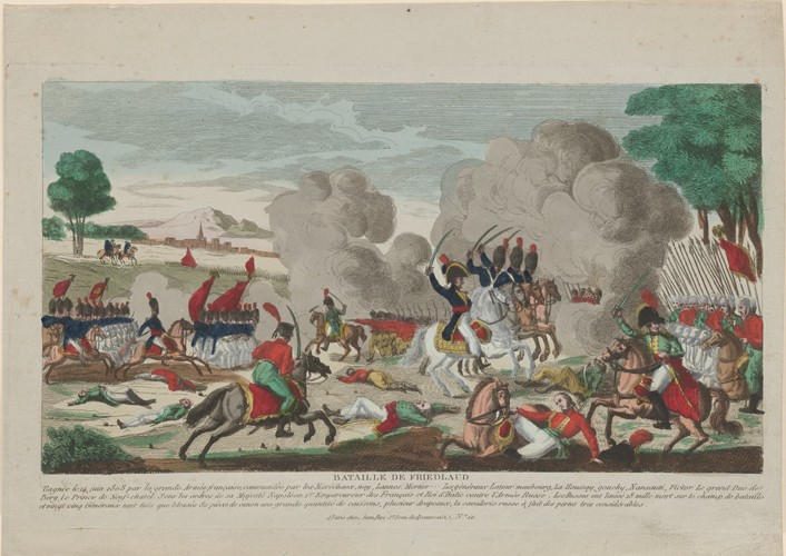 Die Schlacht bei Friedland am 14. Juni 1807 von Thomas Charles Naudet