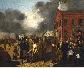 First State Election in Detroit, Michigan 1837