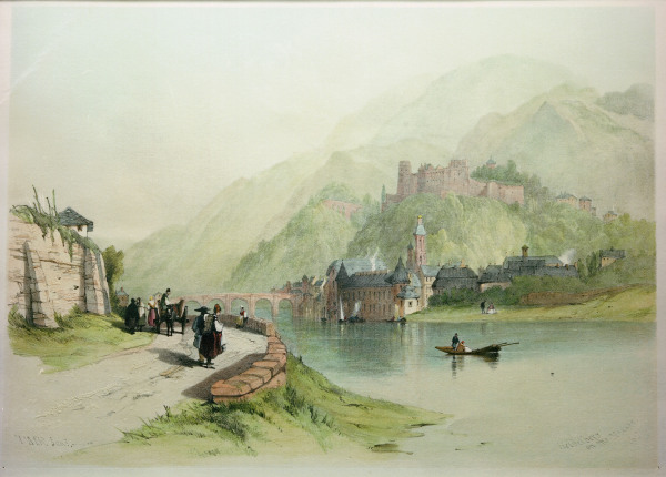 Heidelberg von Nord-Westen von Thomas Miles Richardson