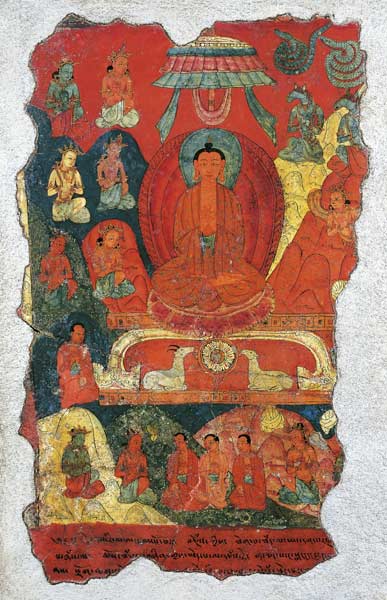 The First Sermon of Buddha von Tibetan Art