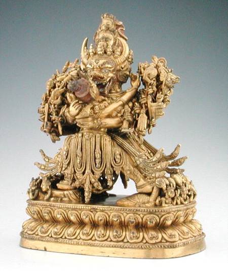 Vajrabhairava, aspect of Yamantaka, guardian of law von Tibetan Art