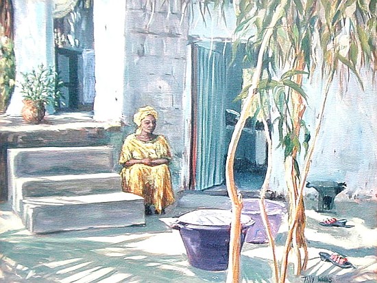 A Quiet Moment, 2003 (oil on canvas)  von Tilly  Willis