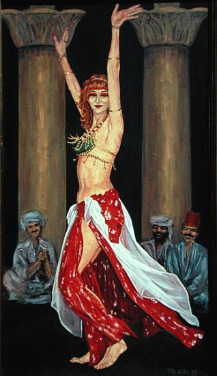 Belly Dancer, 1993 (oil on canvas)  von Tilly  Willis