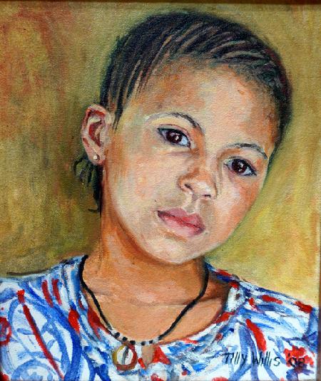 Girl with Braids 2008