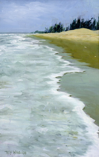 The Beach, 2004 (oil on canvas)  von Tilly  Willis