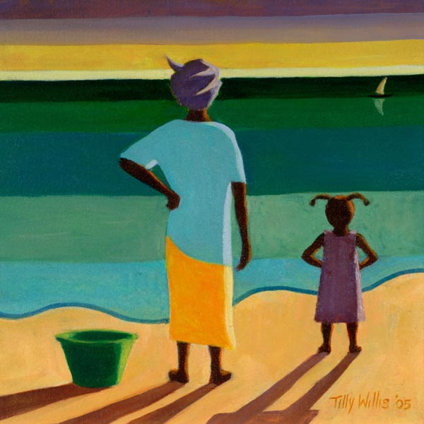 Waiting, 2005 (oil on canvas)  von Tilly  Willis