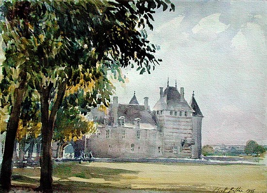Chateau Epoisses, Burgundy, 1995 (w/c on paper)  von Tim  Scott Bolton