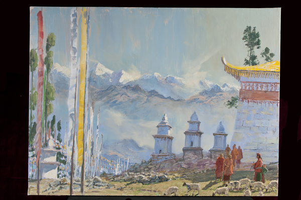 Sanga Choelling, Sikkim von Tim  Scott Bolton