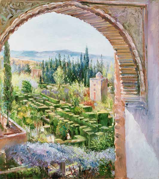 Alhambra Gardens  von Timothy  Easton