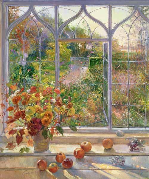 Autumn Windows, 1993 (oil on canvas)  von Timothy  Easton