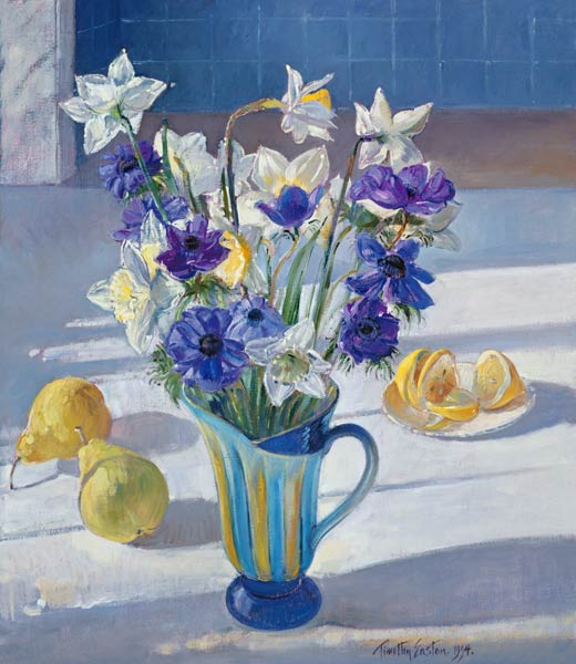 Spring Flowers and Lemons von Timothy  Easton