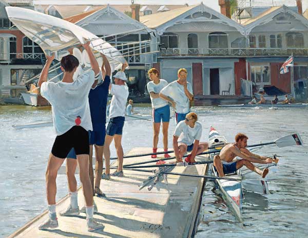 Swing Over, 1996 (oil on canvas)  von Timothy  Easton