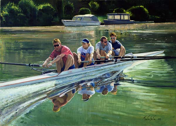 World Champions, 1998 (oil on canvas)  von Timothy  Easton