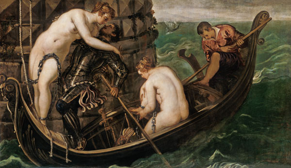 Die Rettung der Arsinoë von Tintoretto (eigentl. Jacopo Robusti)