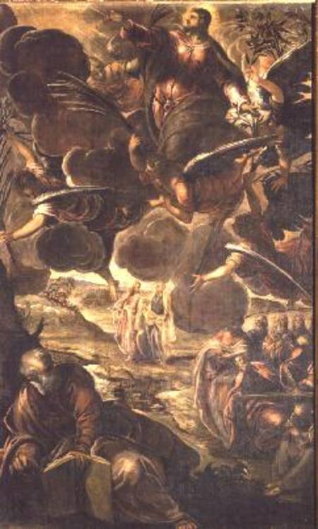 The Ascension of Christ (fresco) von Tintoretto (eigentl. Jacopo Robusti)