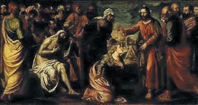 Die Auferweckung des Lazarus. von Tintoretto (eigentl. Jacopo Robusti)