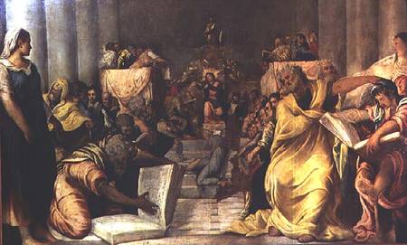 Christ Among the Doctors von Tintoretto (eigentl. Jacopo Robusti)