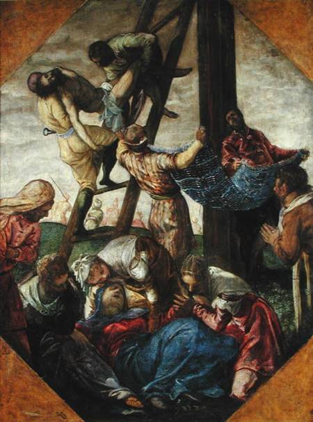 The Descent from the Cross von Tintoretto (eigentl. Jacopo Robusti)