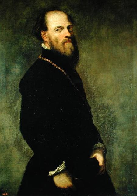 The Man with the Gold Chain von Tintoretto (eigentl. Jacopo Robusti)