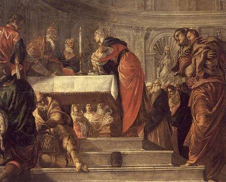 The Presentation of Jesus in the Temple von Tintoretto (eigentl. Jacopo Robusti)