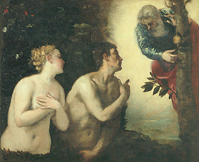 Der Sündenfall von Tintoretto (eigentl. Jacopo Robusti)