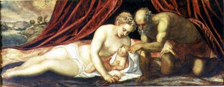 Venus, Vulcan and Cupid von Tintoretto (eigentl. Jacopo Robusti)