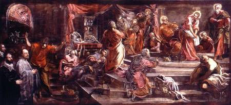 The Washing of the Feet von Tintoretto (eigentl. Jacopo Robusti)