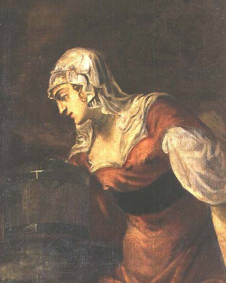The Woman of Samaria at the Well von Tintoretto (eigentl. Jacopo Robusti)