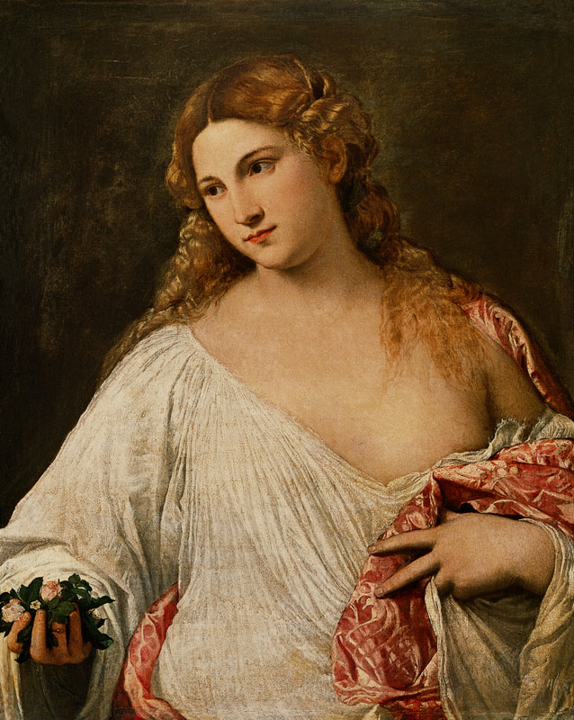 Flora von Tizian (Tiziano Vercellio/ Titian)