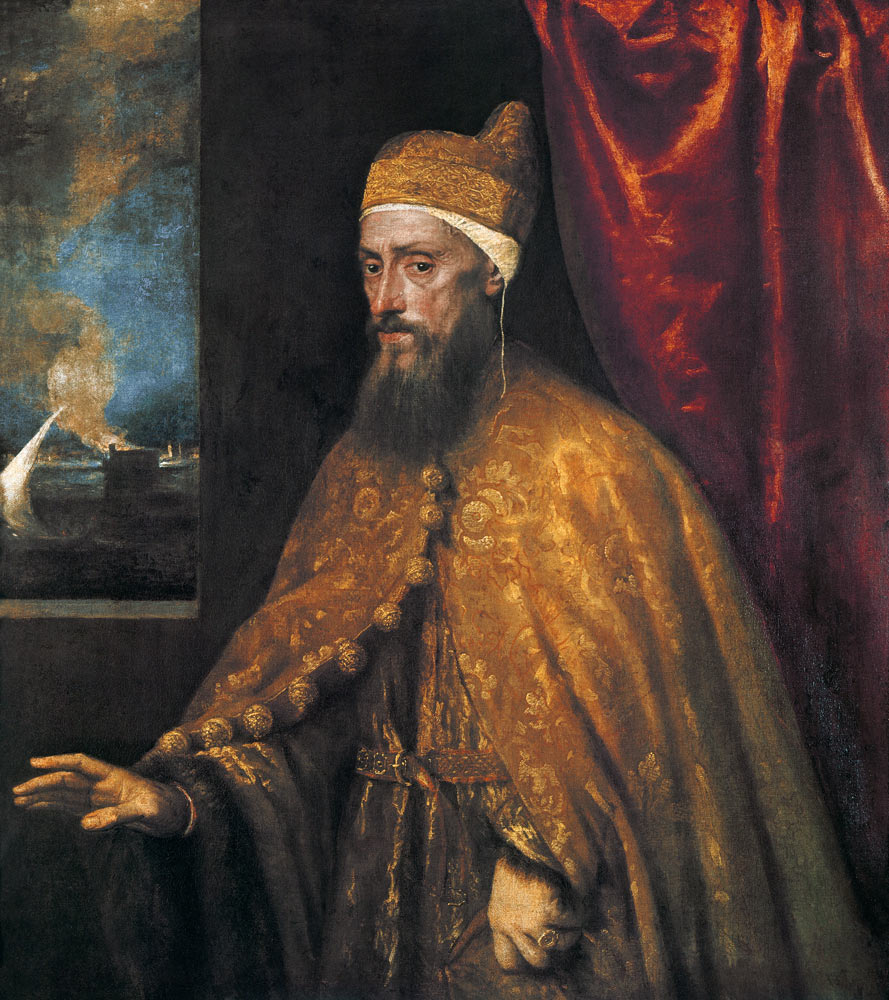Francesco Venier von Tizian (Tiziano Vercellio/ Titian)