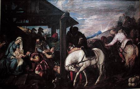 The Adoration of the Magi von Tizian (Tiziano Vercellio/ Titian)