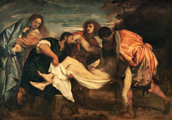 Dia Grablegung Christi I von Tizian (Tiziano Vercellio/ Titian)