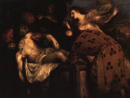 The Entombment of Christ von Tizian (Tiziano Vercellio/ Titian)