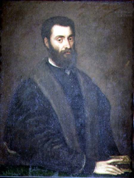 Portrait of Sperone Speroni von Tizian (Tiziano Vercellio/ Titian)