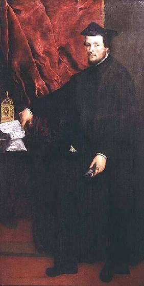 Portrait of Cristoforo Madruzzo, Cardinal and Bishop of Trent 1552