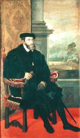 Seated Portrait of Emperor Charles V (1488-1576)