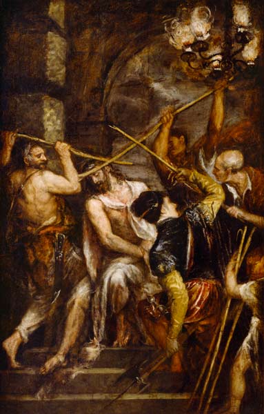 The Crowning with Thorns von Tizian (Tiziano Vercellio/ Titian)