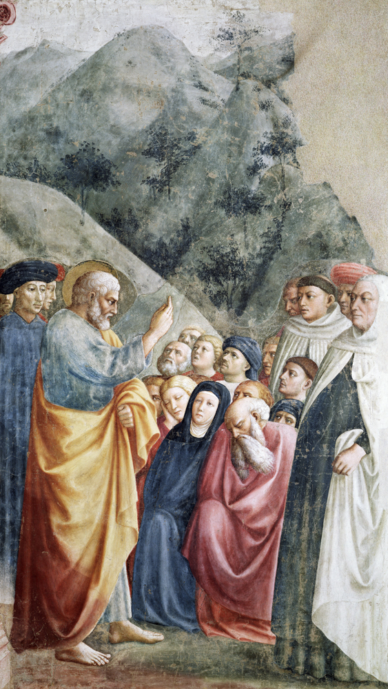 St. Peter Preaching in Jerusalem von Tommaso Masolino da Panicale