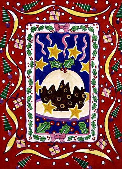 Christmas Pudding, 1997 (w/c on paper)  von Tony  Todd