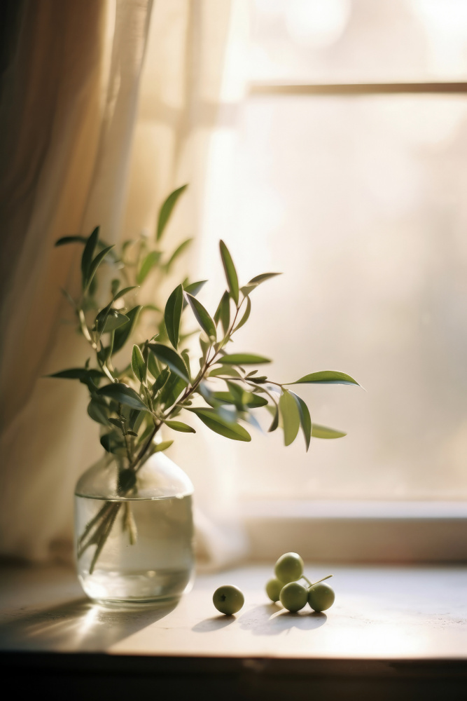 Oliven am Fenster von Treechild