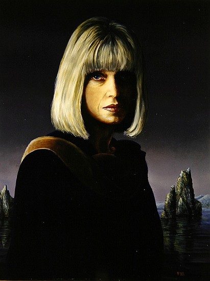 The Artist''s Wife, 1993 (oil over tempera on canvas)  von Trevor  Neal