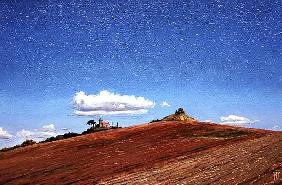 Big Sky, Hill Top, Todi, Umbria, 1998 (oil on canvas) 